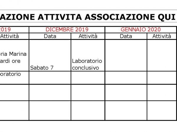 Calendario impegni 2019_2020 qui ed ora